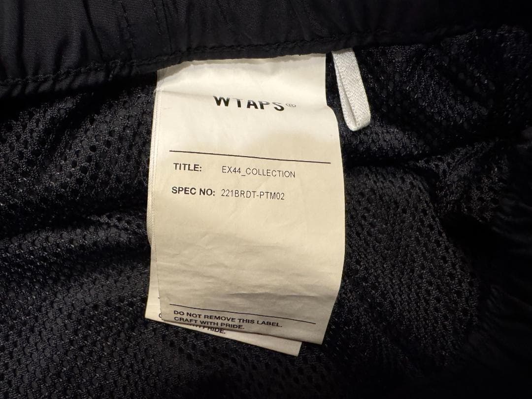 パンツ WTAPS TRACKS TROUSERS NYLON TUSSAH BLACK