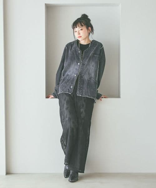 エンジニアリメイクデニムジャケット ニコアンド