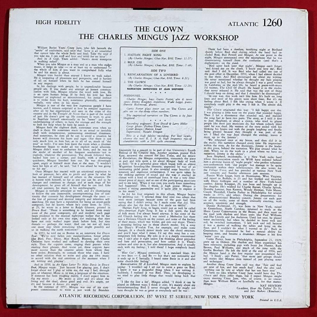 ★上質美品【USオリジナル／MONO／深溝DG／黒ラベル】チャールズ・ミンガス