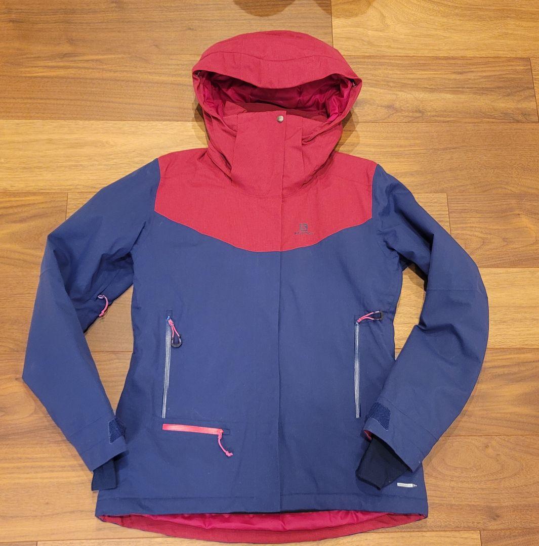 【美品】SALOMON スキーウェア 上下セット レディース M
