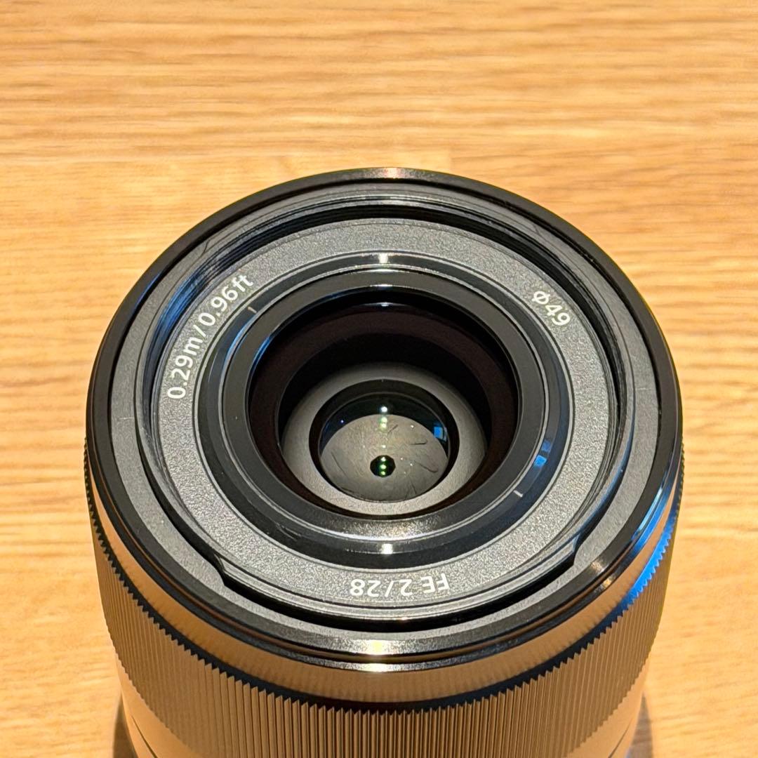 【美品】SONY FE 28mm F2 レンズ