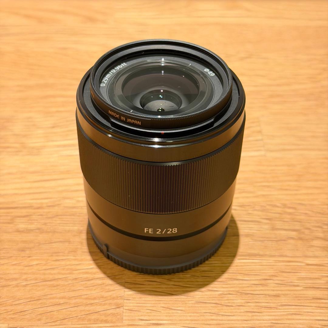 【美品】SONY FE 28mm F2 レンズ