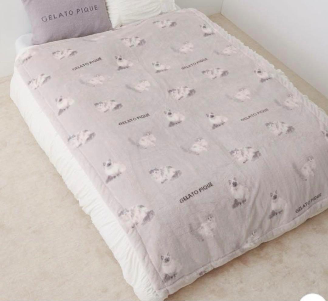 正規品♡ジェラートピケ Sleep CAT プリント毛布 ラグドール 猫 布団