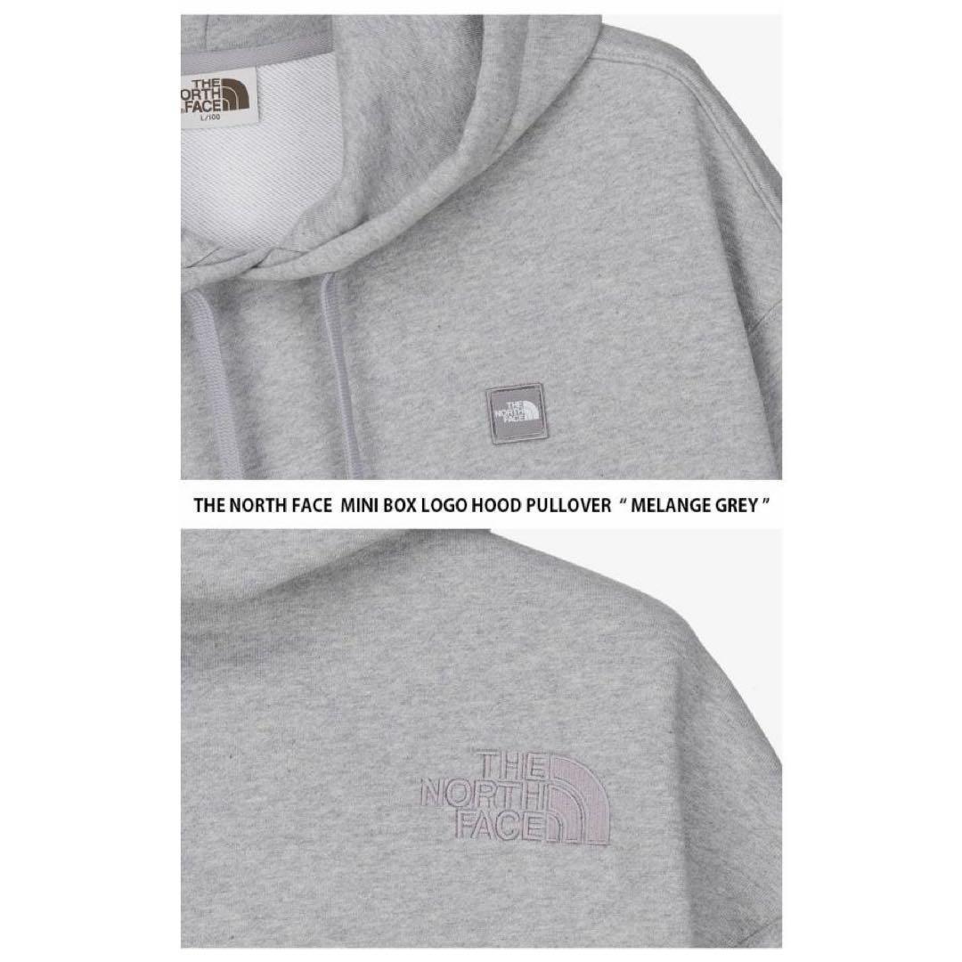 【新品・正規品】韓国限定 ノースフェイス グレー パーカー Lサイズ
