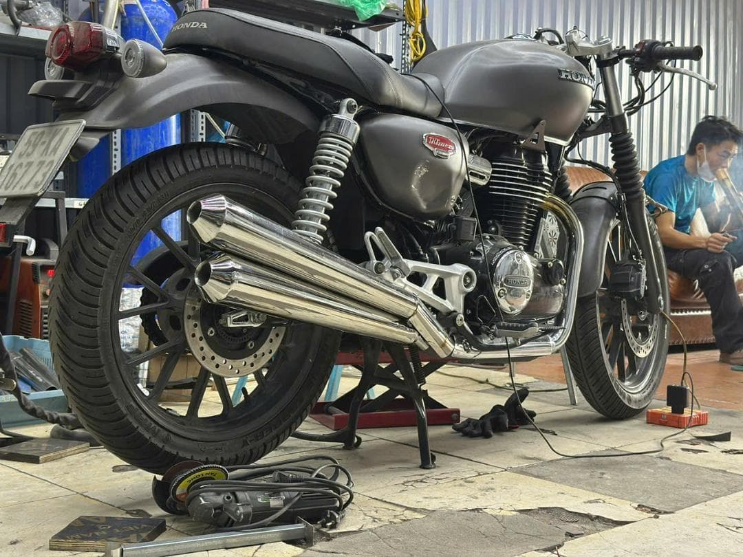 GB350 Javimotor ２本出し　スリップオンタイプ