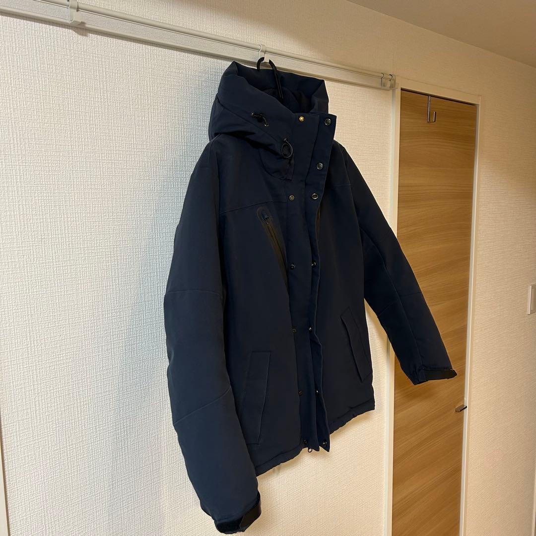 【美品✨】アダムエロペ ALLIED ショートダウンジャケット ネイビーM