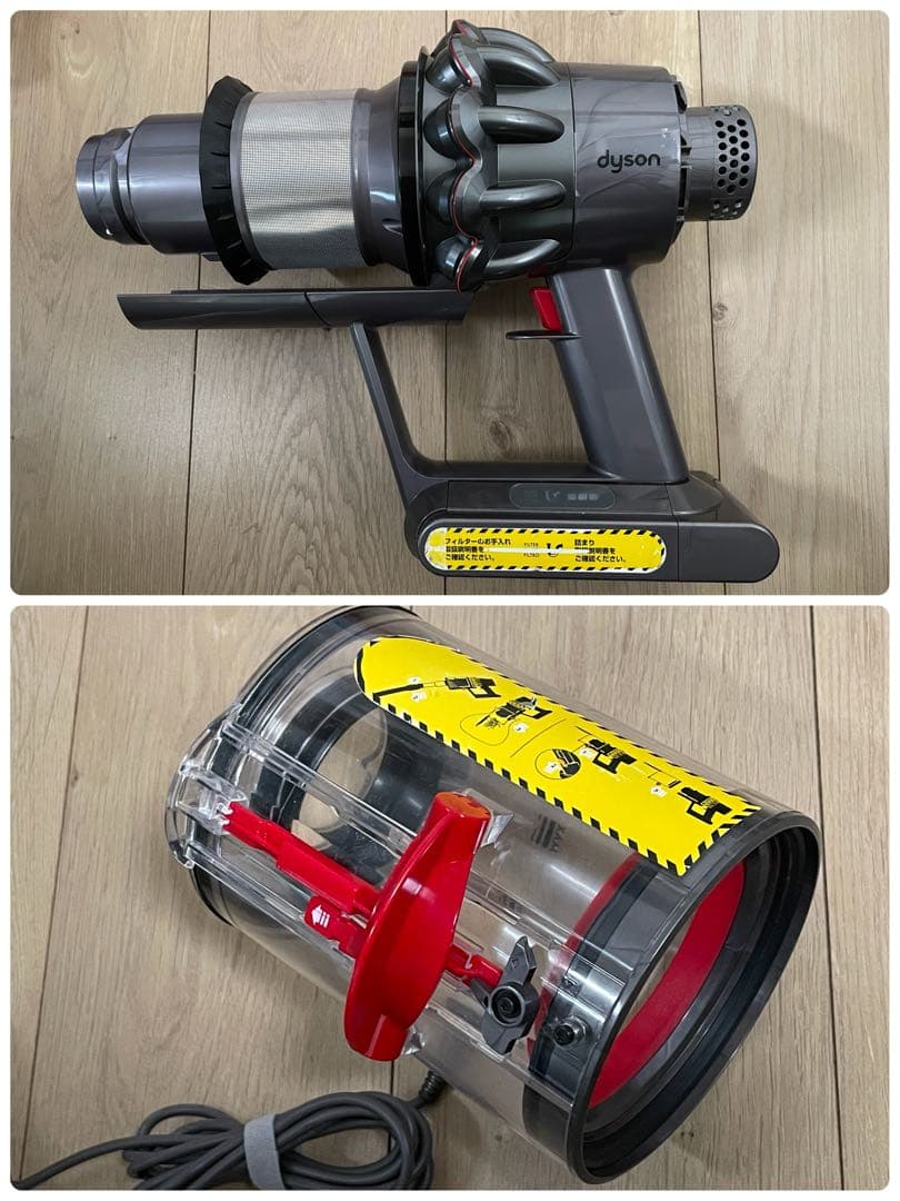 ダイソン③V10SV12 フロアドッグ収納　２ヘッドから選択　補強型トリガー装着