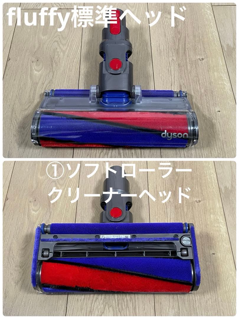 ダイソン③V10SV12 フロアドッグ収納　２ヘッドから選択　補強型トリガー装着