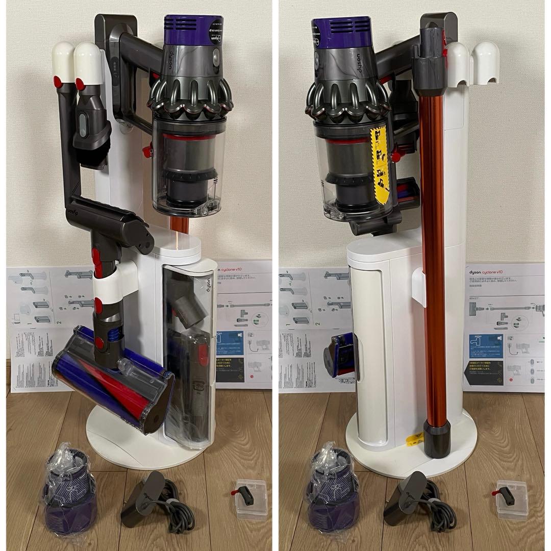 ダイソン③V10SV12 フロアドッグ収納　２ヘッドから選択　補強型トリガー装着