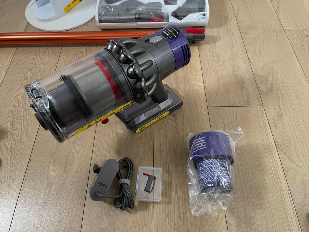 ダイソン③V10SV12 フロアドッグ収納　２ヘッドから選択　補強型トリガー装着