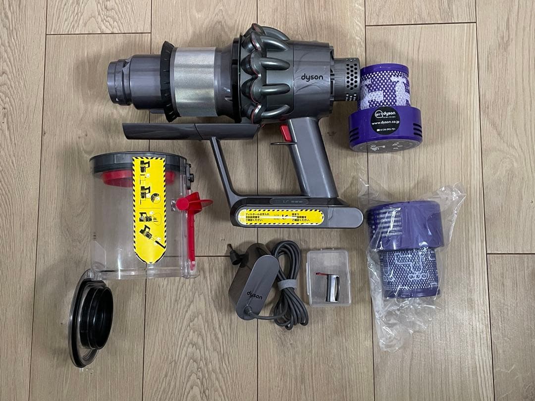 ダイソン③V10SV12 フロアドッグ収納　２ヘッドから選択　補強型トリガー装着