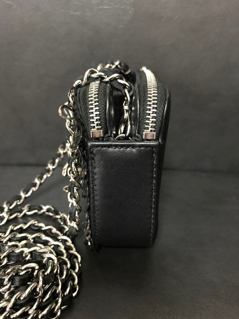 美品⭐︎ シャネル CHANEL スパンコール　ミニ チェーンショルダー　ココ