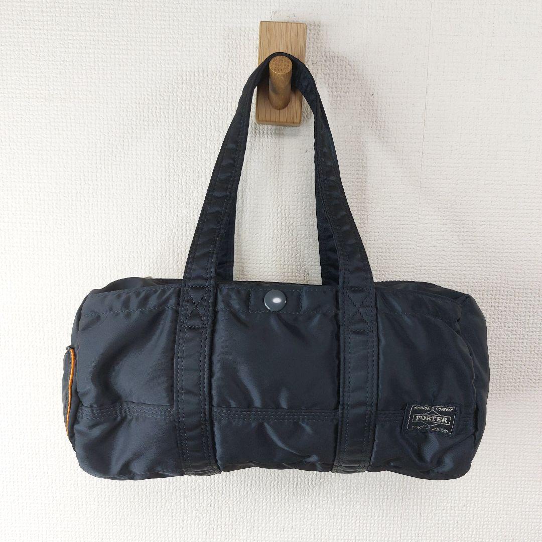 【大人気】　PORTER　ポーター　ミニドラムバッグ　S　タンカー　黒　廃番