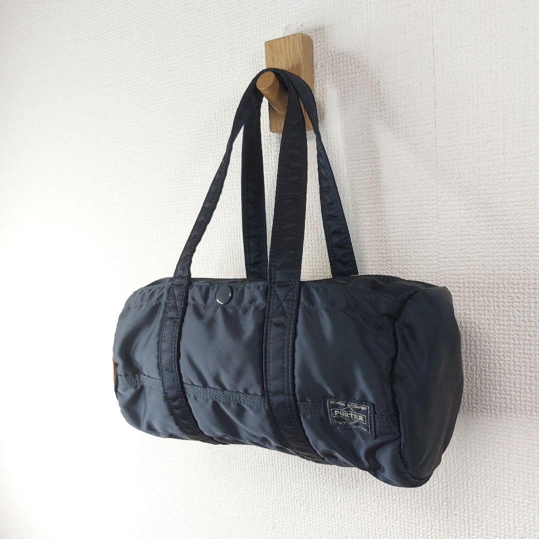 【大人気】　PORTER　ポーター　ミニドラムバッグ　S　タンカー　黒　廃番