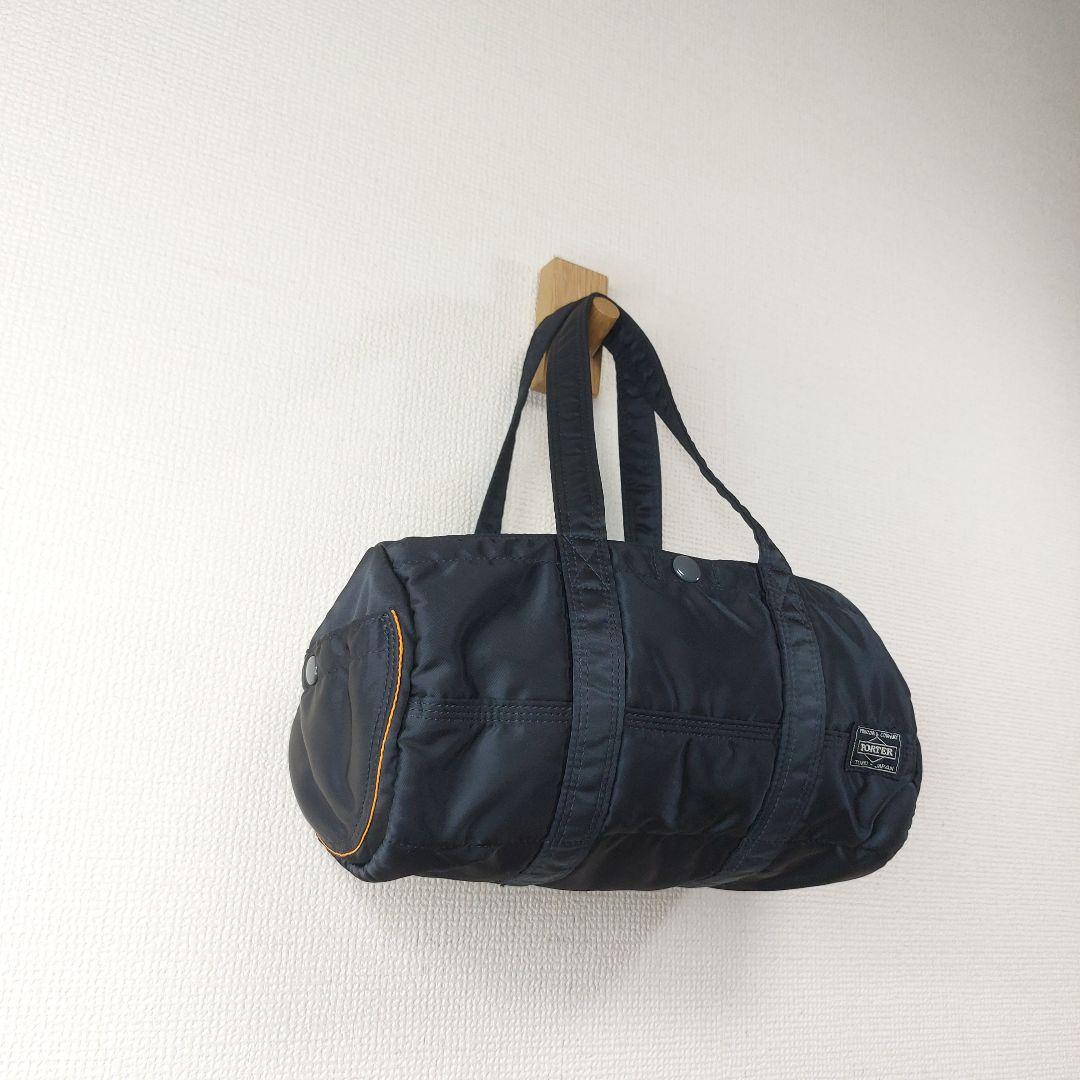 【大人気】　PORTER　ポーター　ミニドラムバッグ　S　タンカー　黒　廃番