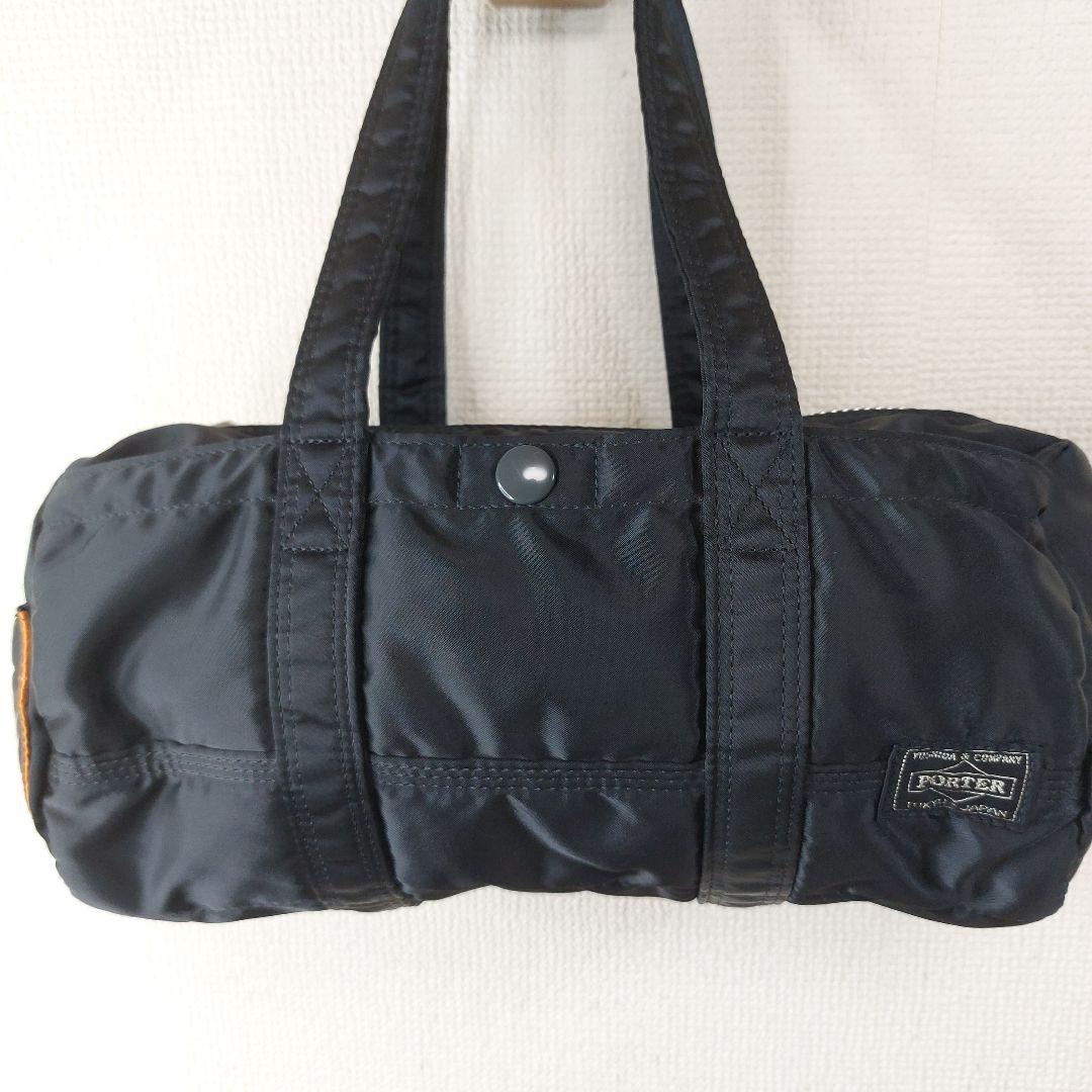 【大人気】　PORTER　ポーター　ミニドラムバッグ　S　タンカー　黒　廃番
