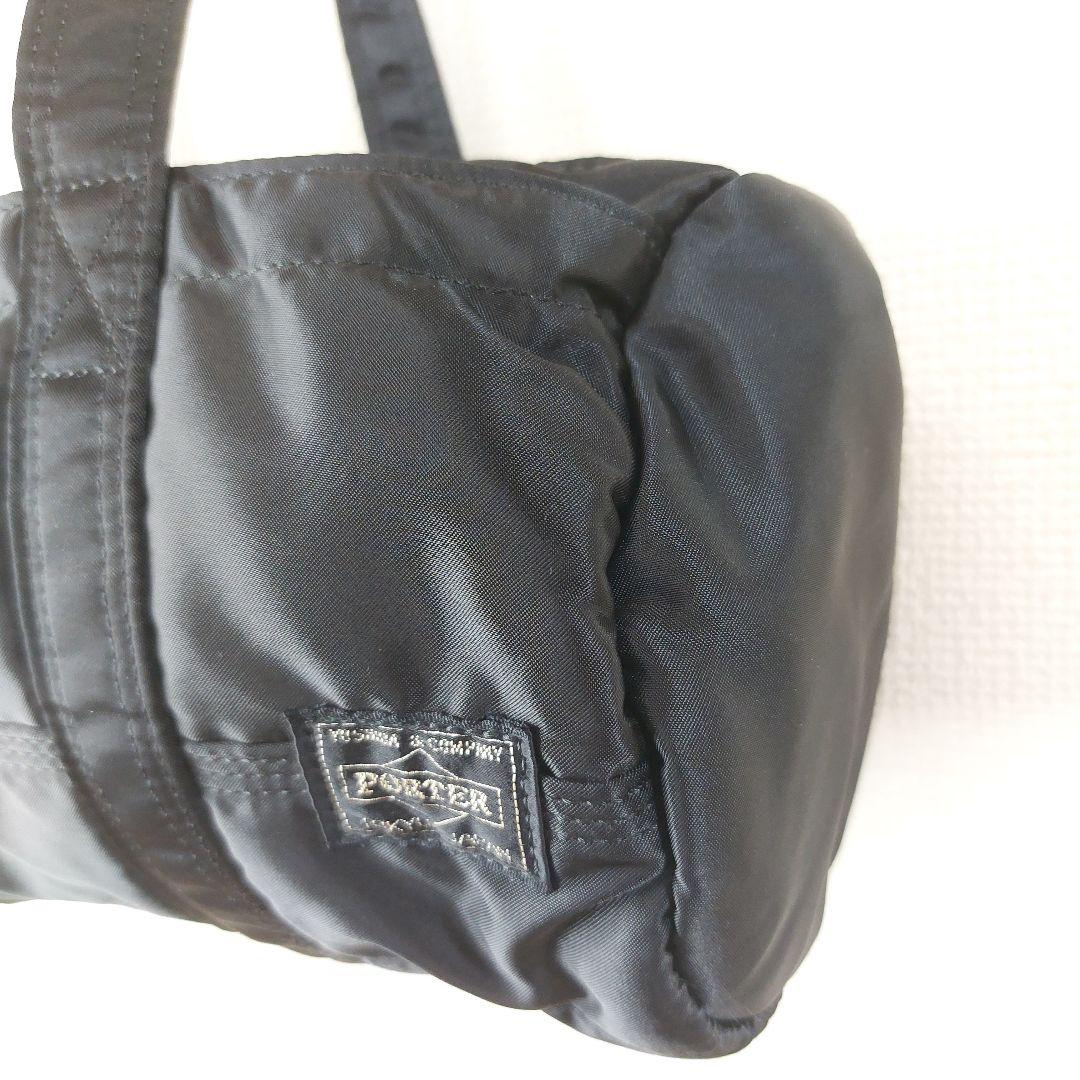 【大人気】　PORTER　ポーター　ミニドラムバッグ　S　タンカー　黒　廃番