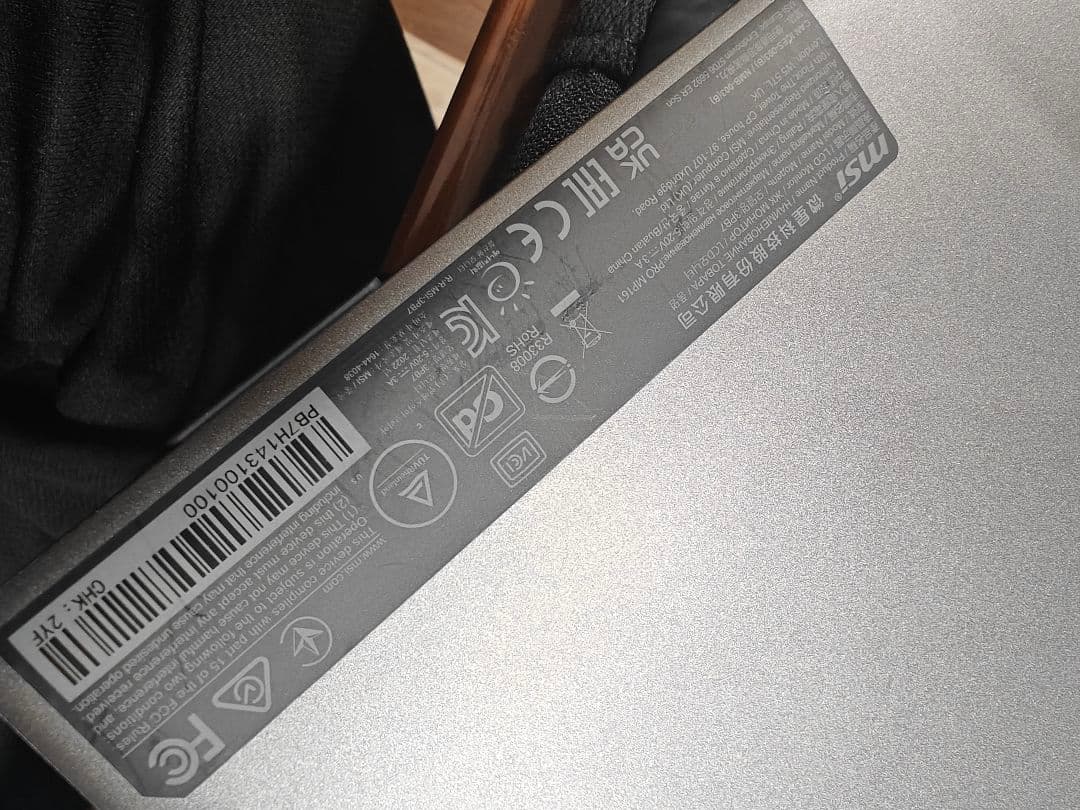 MSI PRO MP161 モバイルモニター