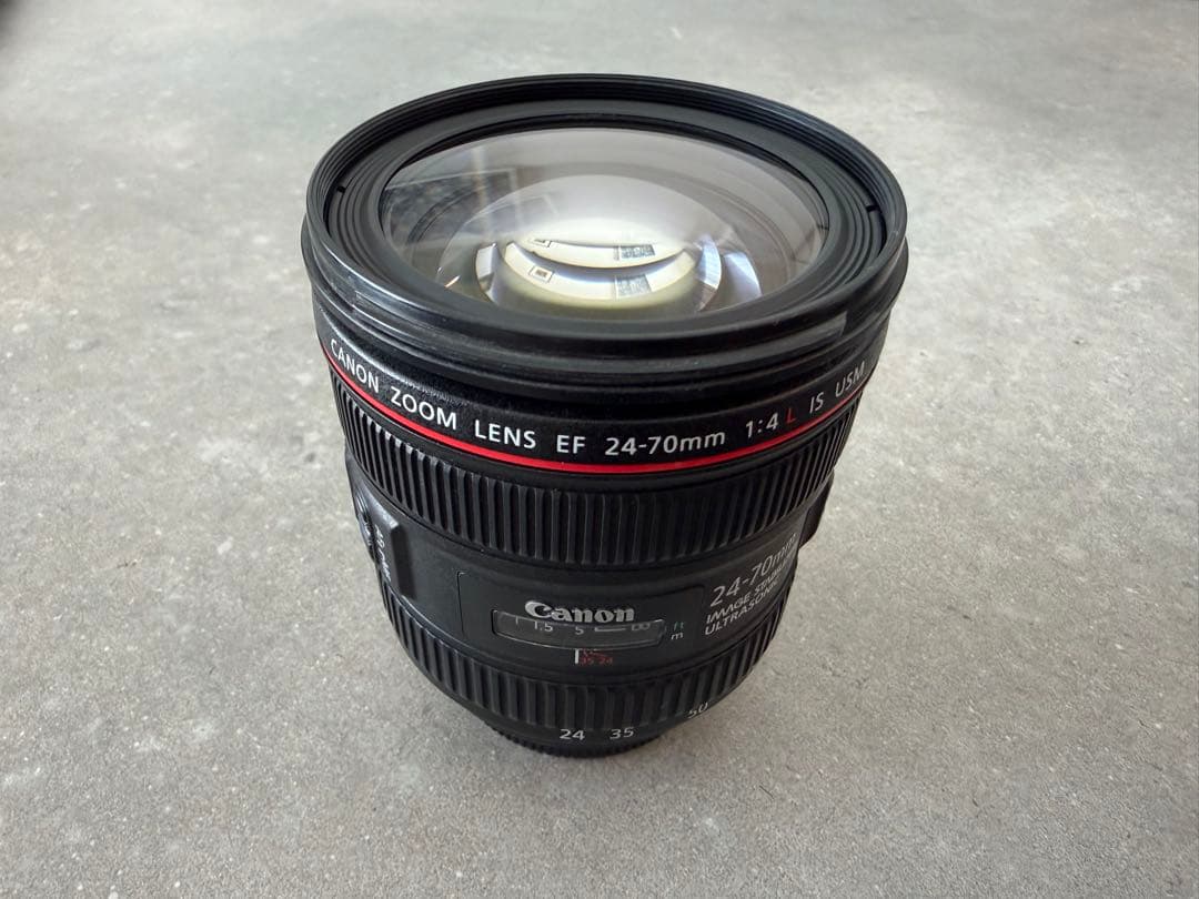 【美品】Canon EF24-70mm F4L IS USM マクロ機能付完動品
