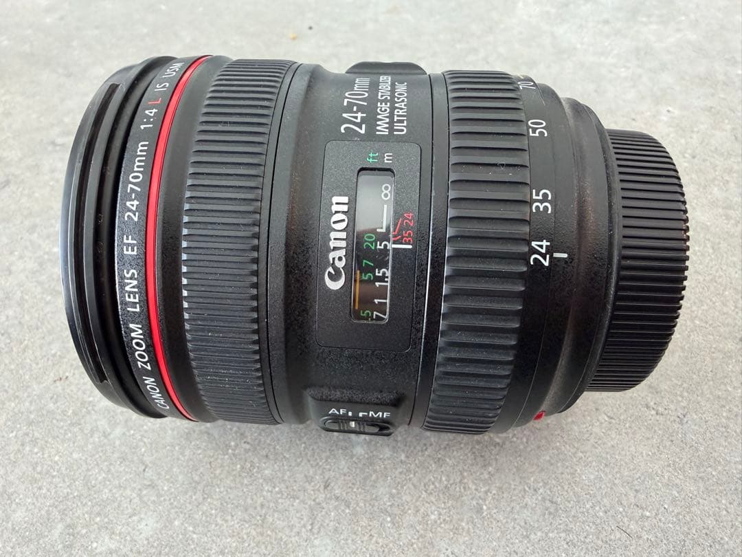 【美品】Canon EF24-70mm F4L IS USM マクロ機能付完動品