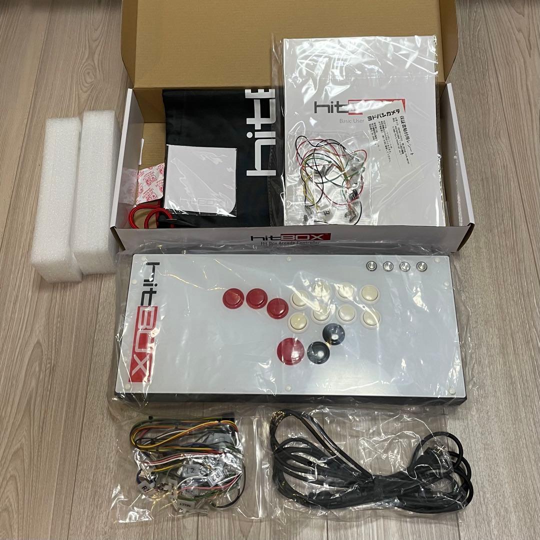 【基盤交換・ボタン増設済み】HITBOX社製レバーレスアーケードコントローラー