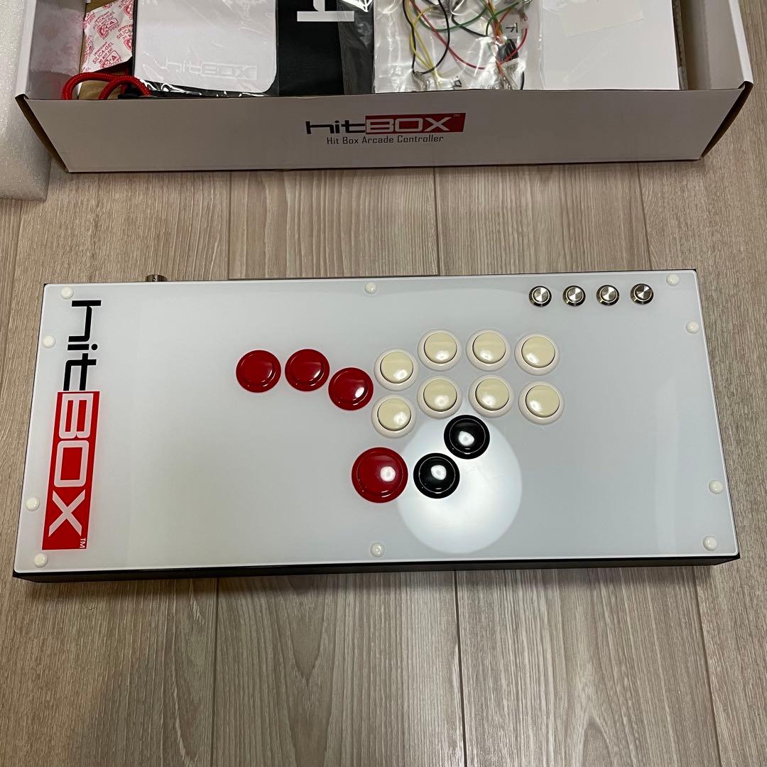 【基盤交換・ボタン増設済み】HITBOX社製レバーレスアーケードコントローラー
