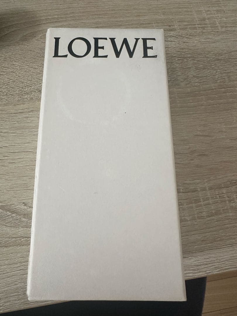 LOEWE レザーバングル スラップブレスレットスモール　ブラック