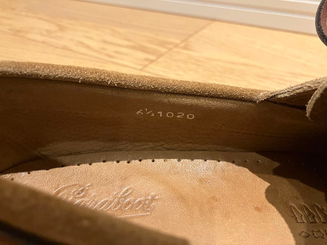 パラブーツ　バース　6/ ベージュ スエード　美品