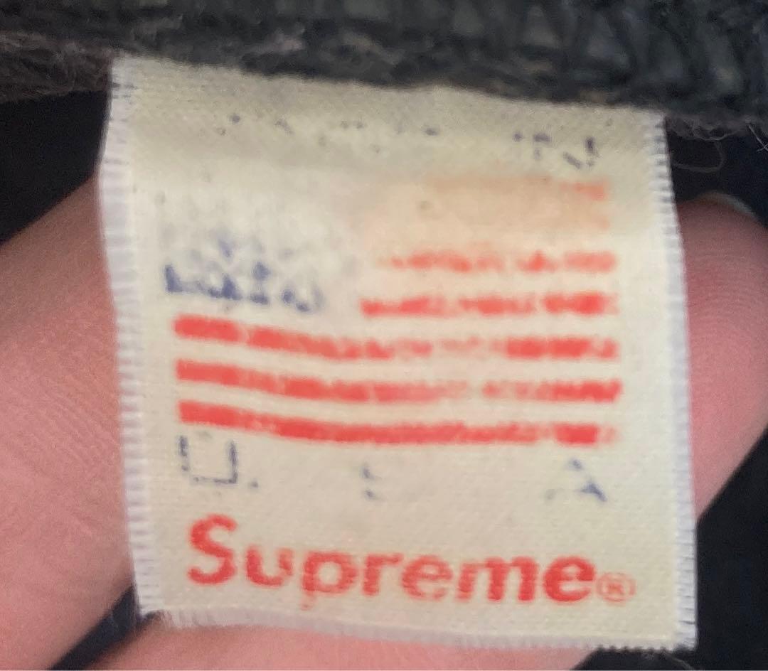 Supreme キャップ sロゴ スナップバック ヴィンテージ 刺繍ロゴ usa