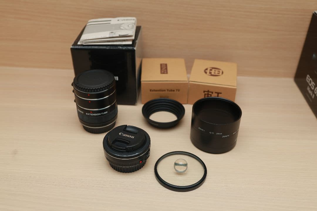 EFマウント宙玉撮影セット Canon EF40mm+ZENJIX 宙玉レンズ