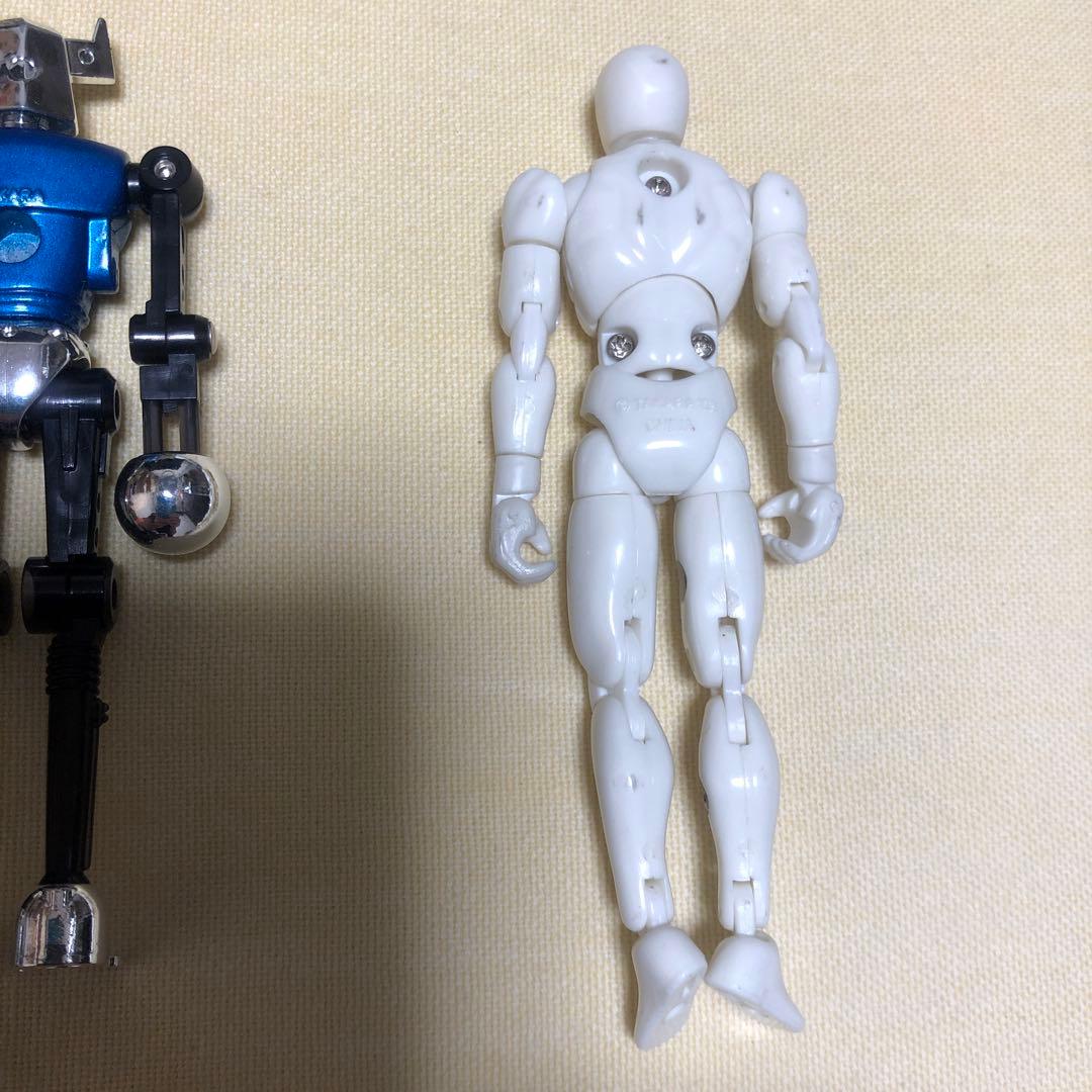 （ジャンク）ミクロマン　アクロイヤー　レッドスター　シルバースター　ブルースター