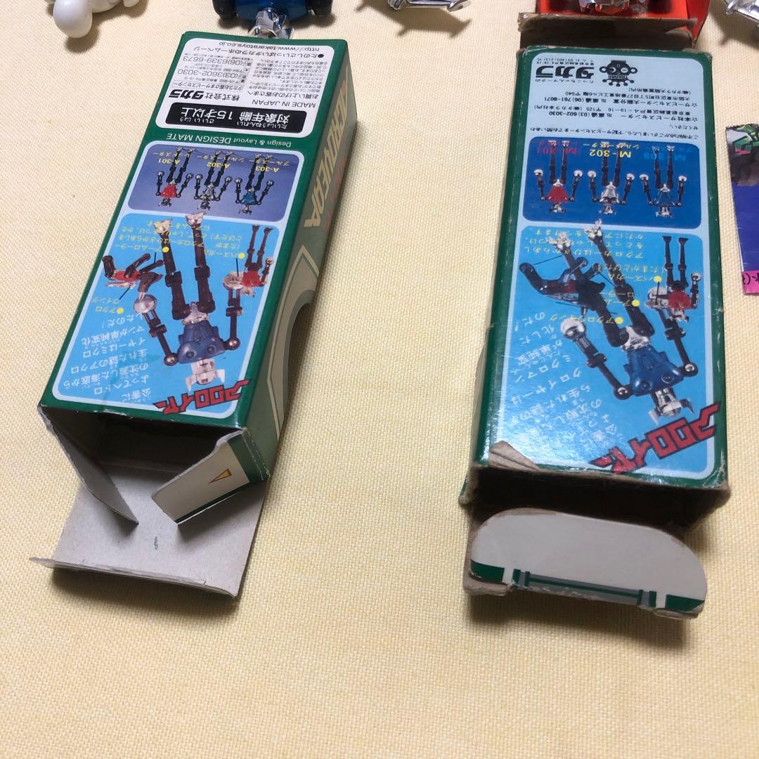 （ジャンク）ミクロマン　アクロイヤー　レッドスター　シルバースター　ブルースター