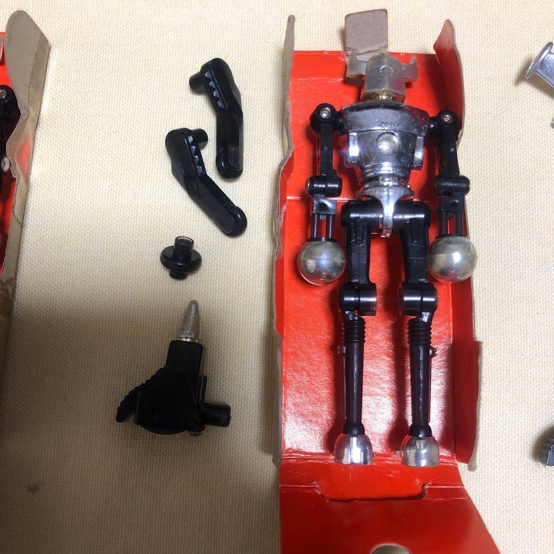 （ジャンク）ミクロマン　アクロイヤー　レッドスター　シルバースター　ブルースター