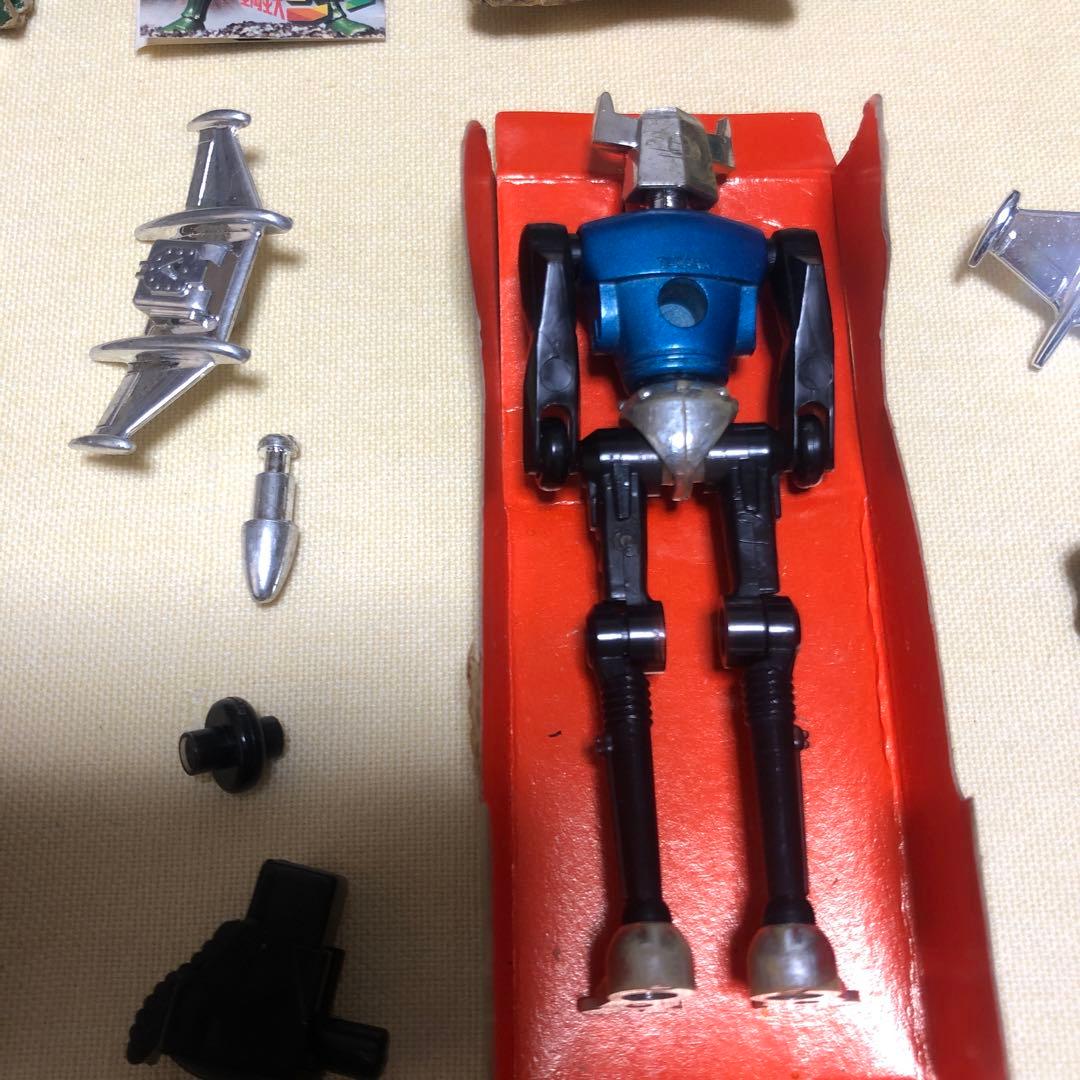 （ジャンク）ミクロマン　アクロイヤー　レッドスター　シルバースター　ブルースター