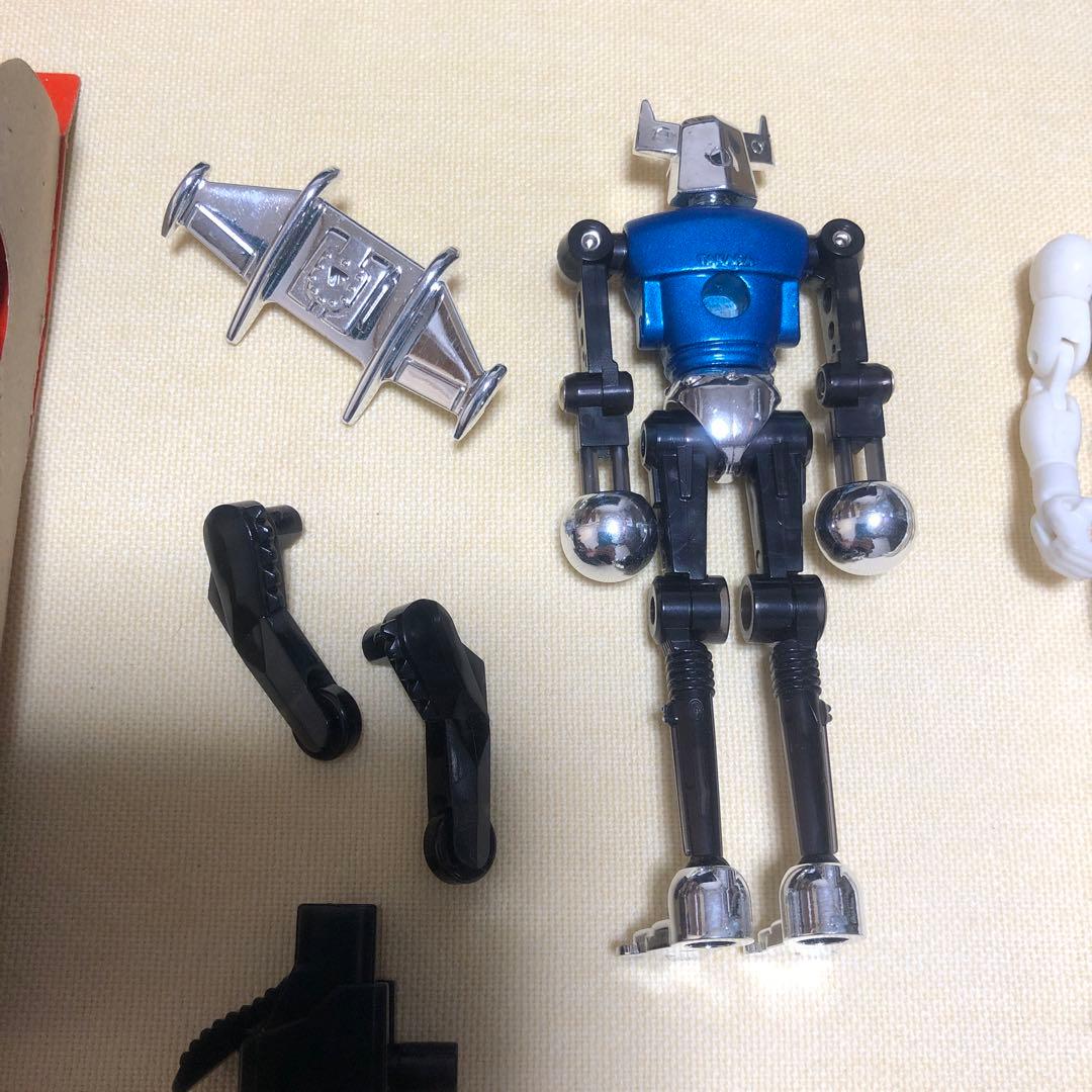 （ジャンク）ミクロマン　アクロイヤー　レッドスター　シルバースター　ブルースター