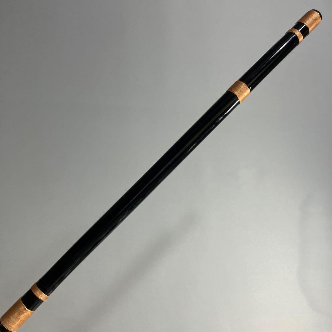 篠笛 四本調子G#管　CMR4-44 唄物　ドレミ調　天地糸巻 竹笛　黒塗