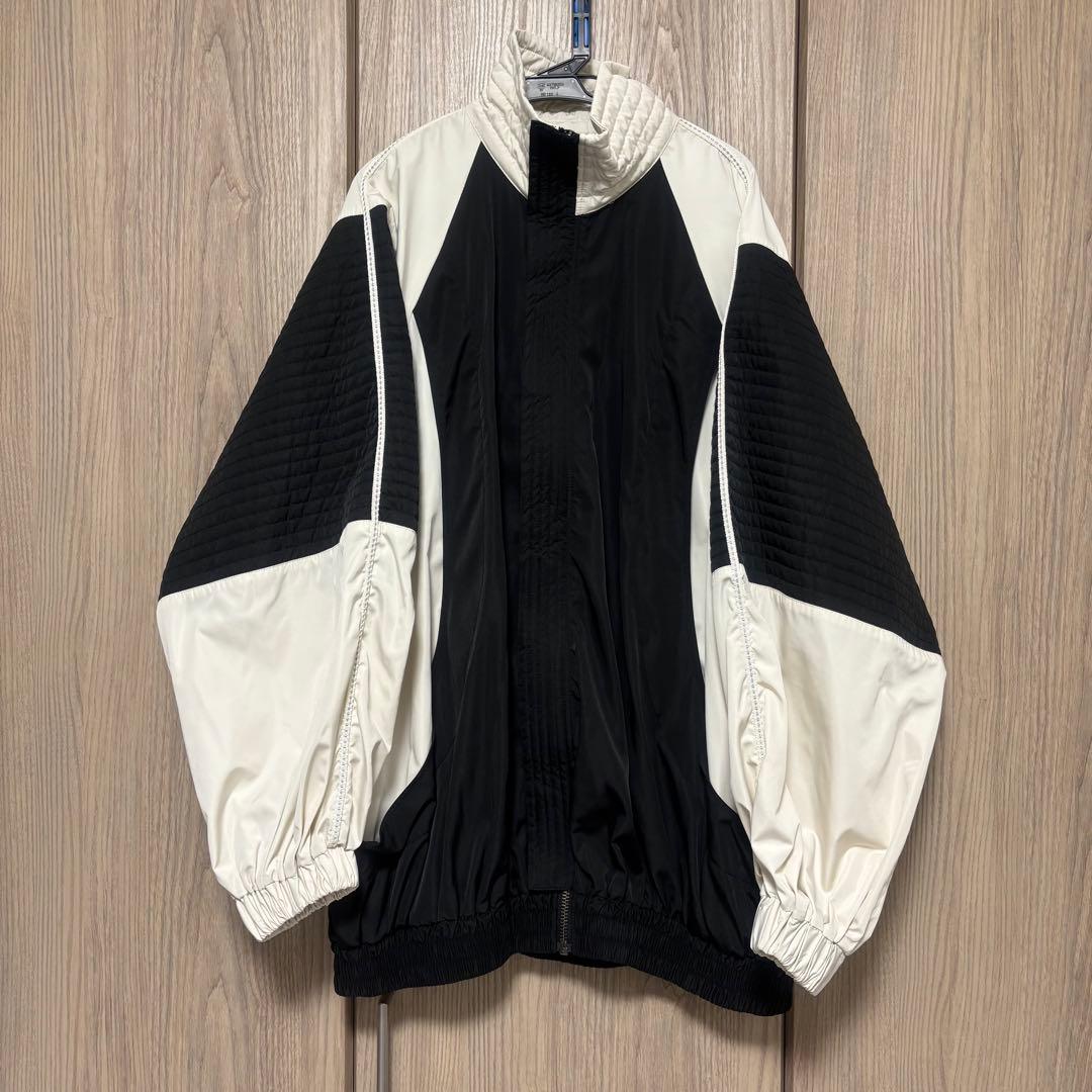 【led.tokyo】バイカラージッパーナイロンジャケット