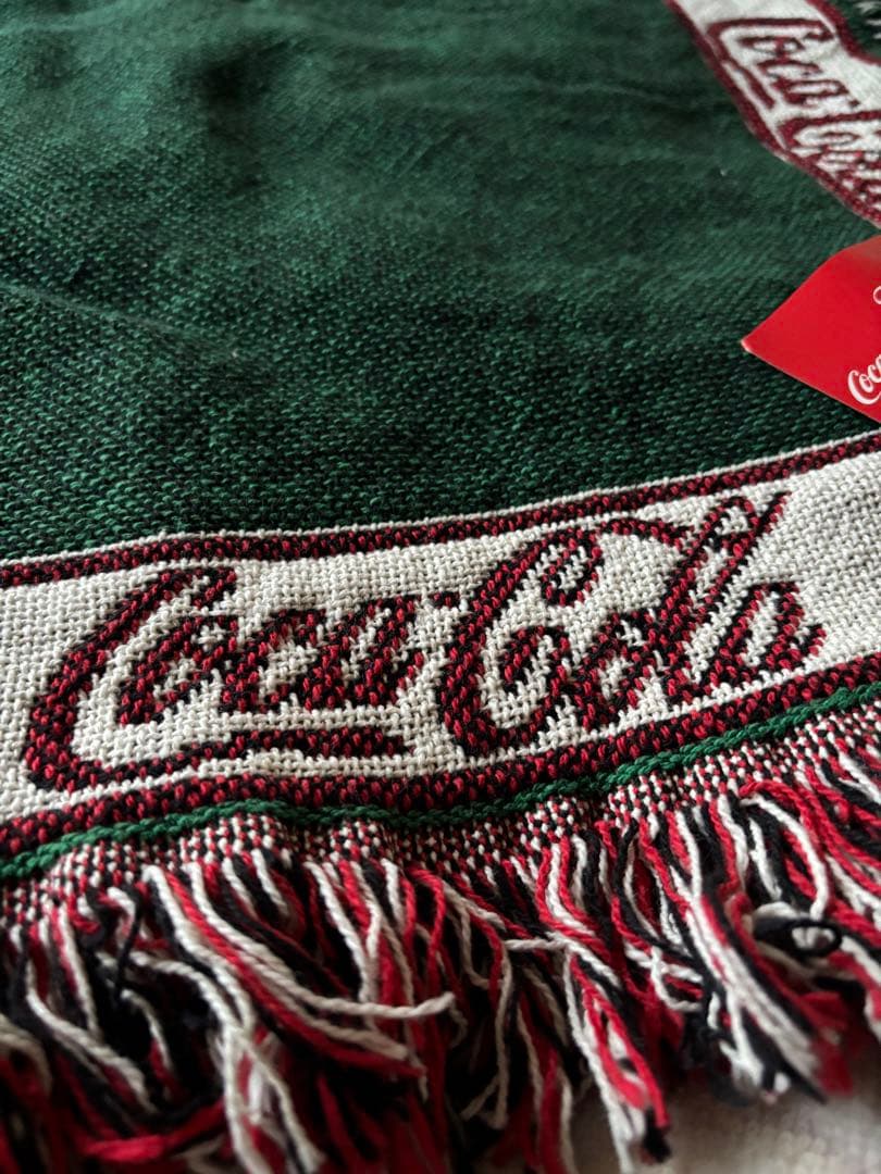 コカコーラ　ラグ　コットン100% 非売品　made in USA