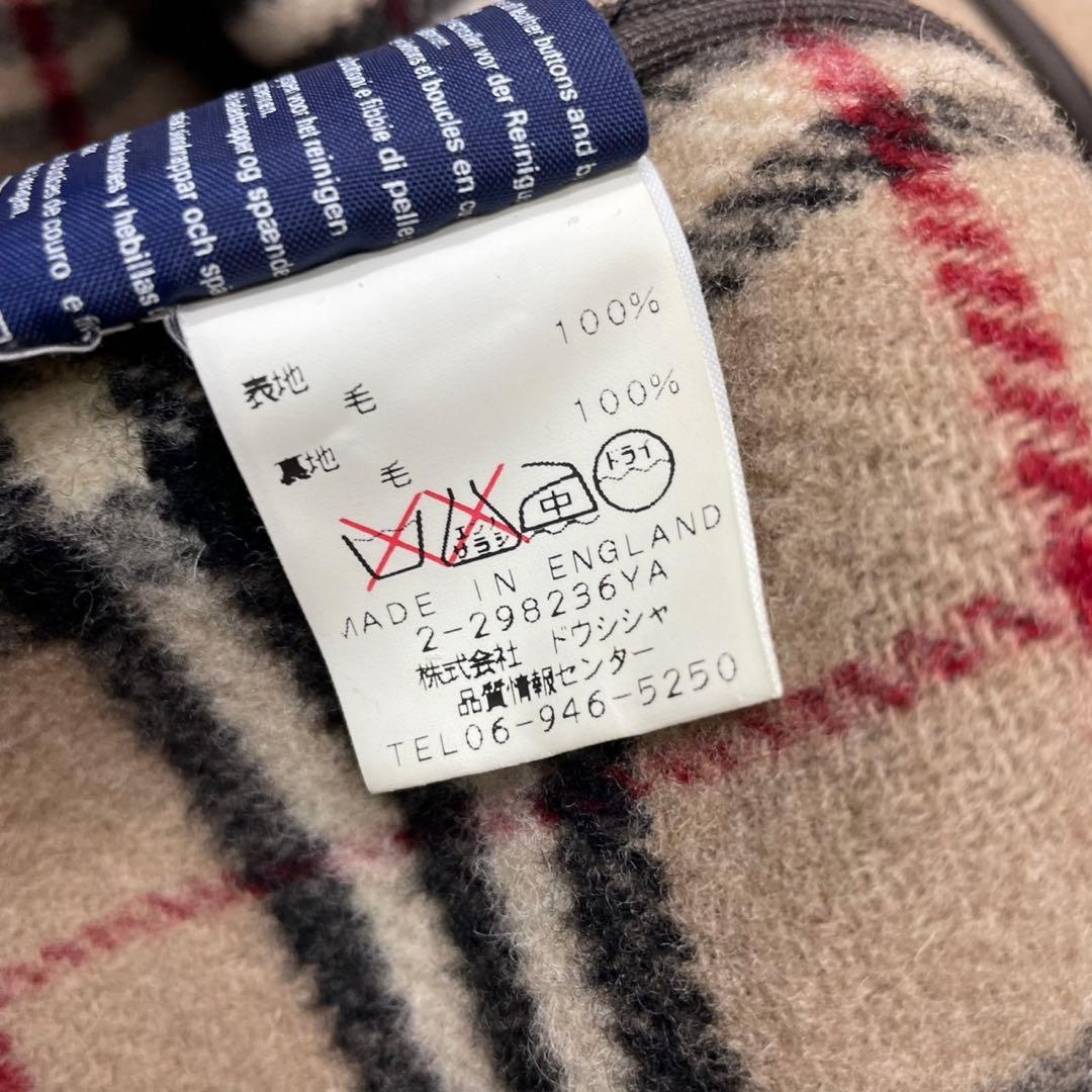 美品 BURBERRY バーバリー ノバチェック ダッフルコート