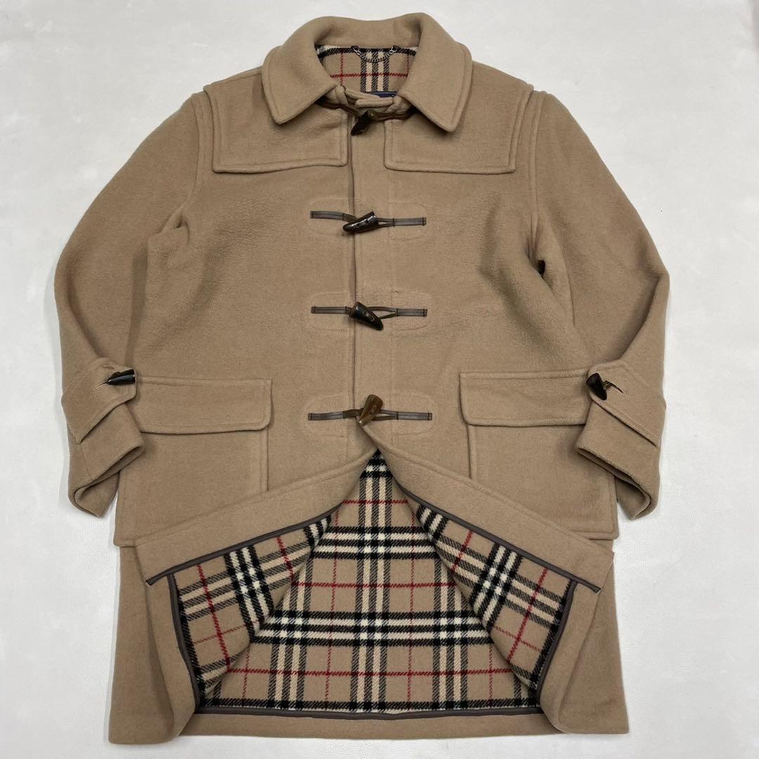 美品 BURBERRY バーバリー ノバチェック ダッフルコート