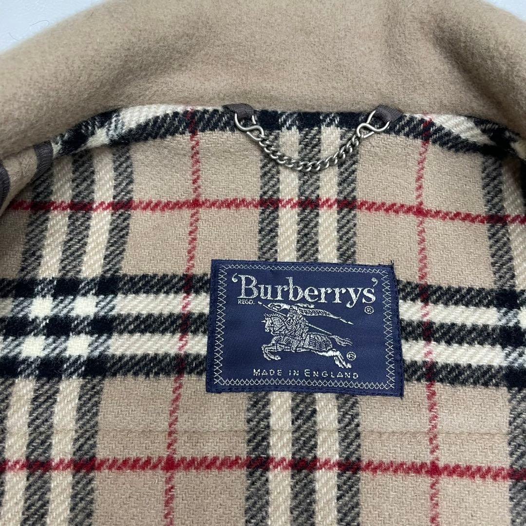 美品 BURBERRY バーバリー ノバチェック ダッフルコート