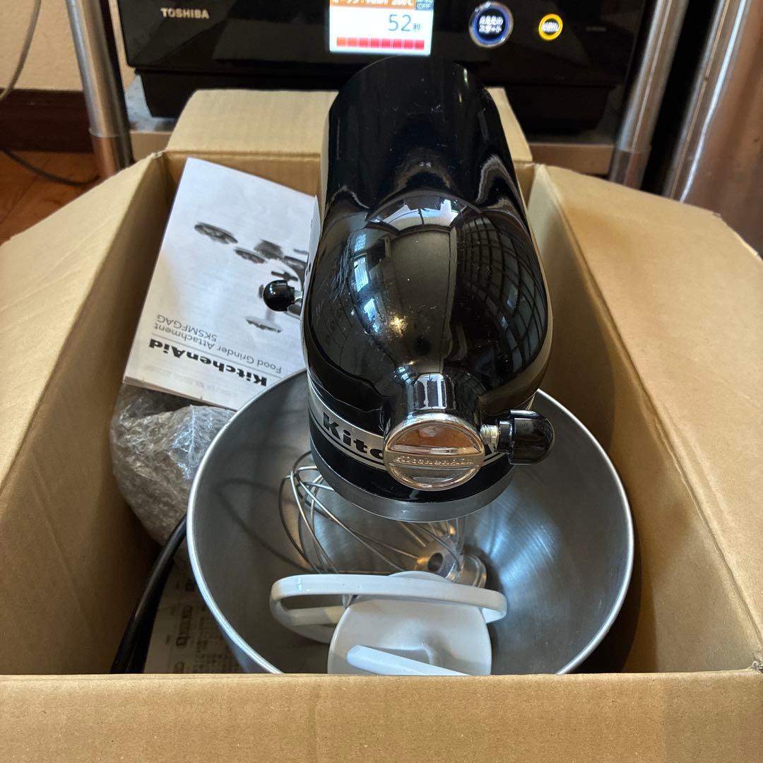 KitchenAid スタンドミキサー 9KSM950B ブラック