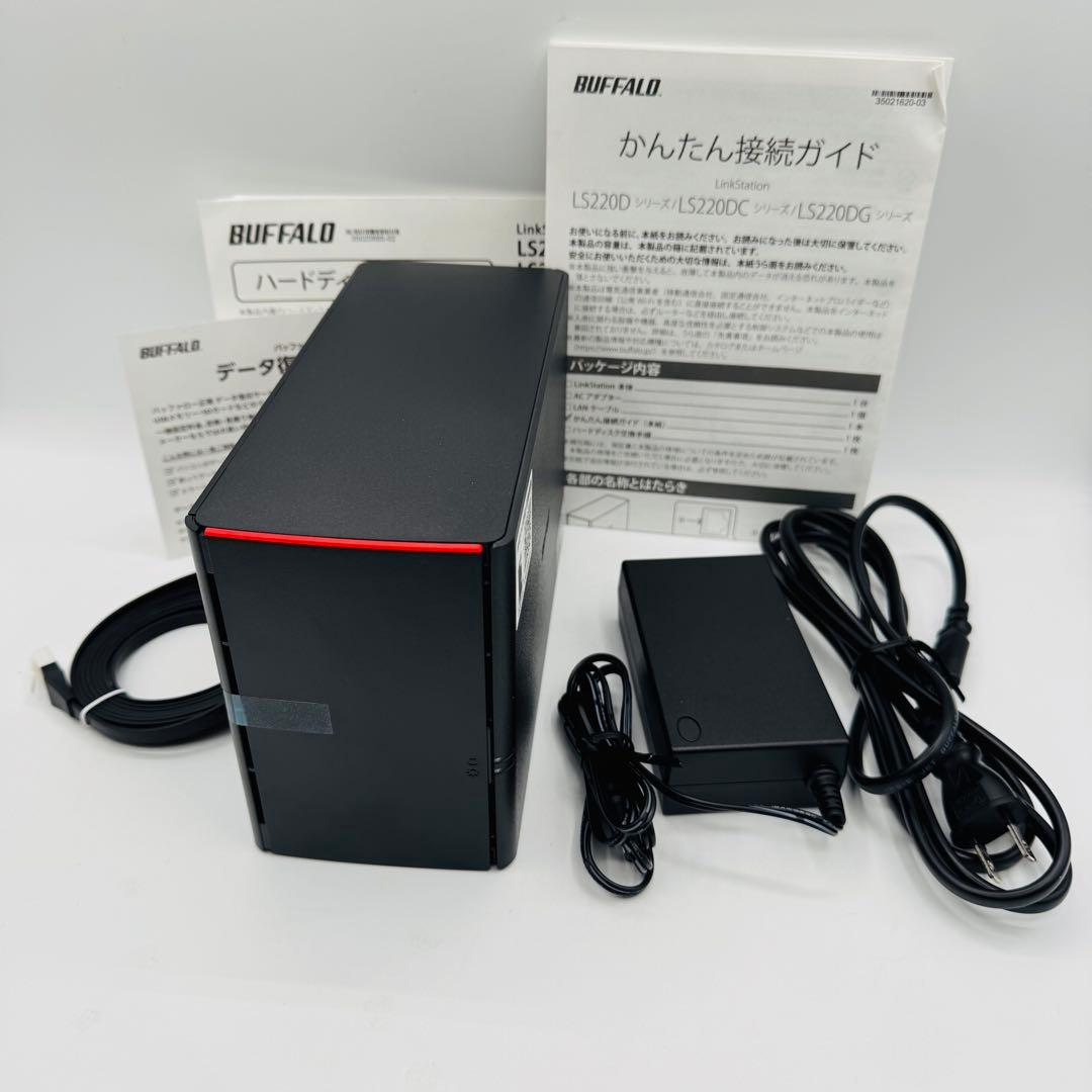 【極美品】BUFFALO ネットワークHDD LS220D0202G 2.0TB