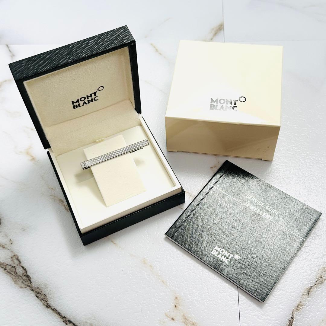 MONTBLANK　モンブラン　ロゴ　モノグラム　シルバー　ネクタイピン