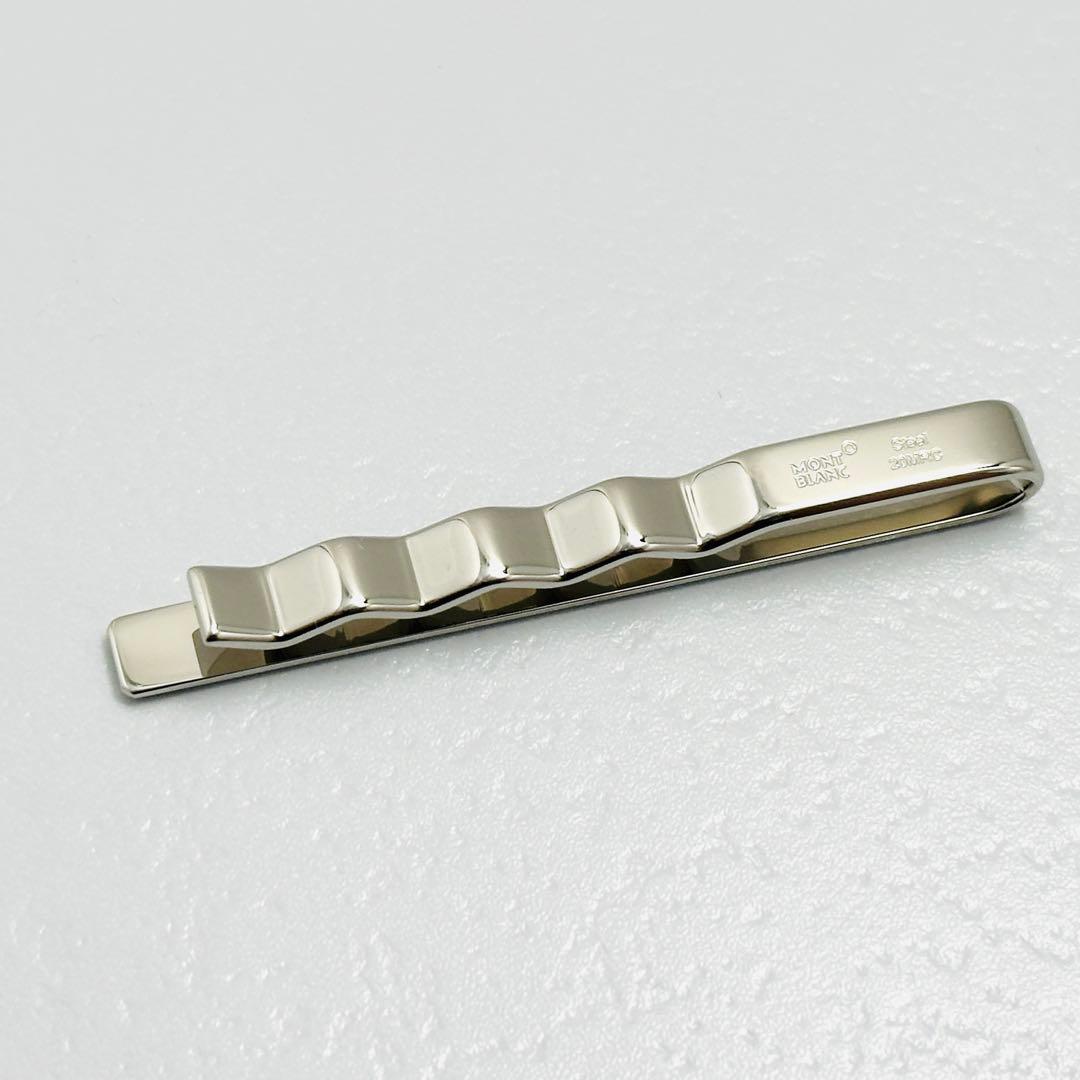 MONTBLANK　モンブラン　ロゴ　モノグラム　シルバー　ネクタイピン