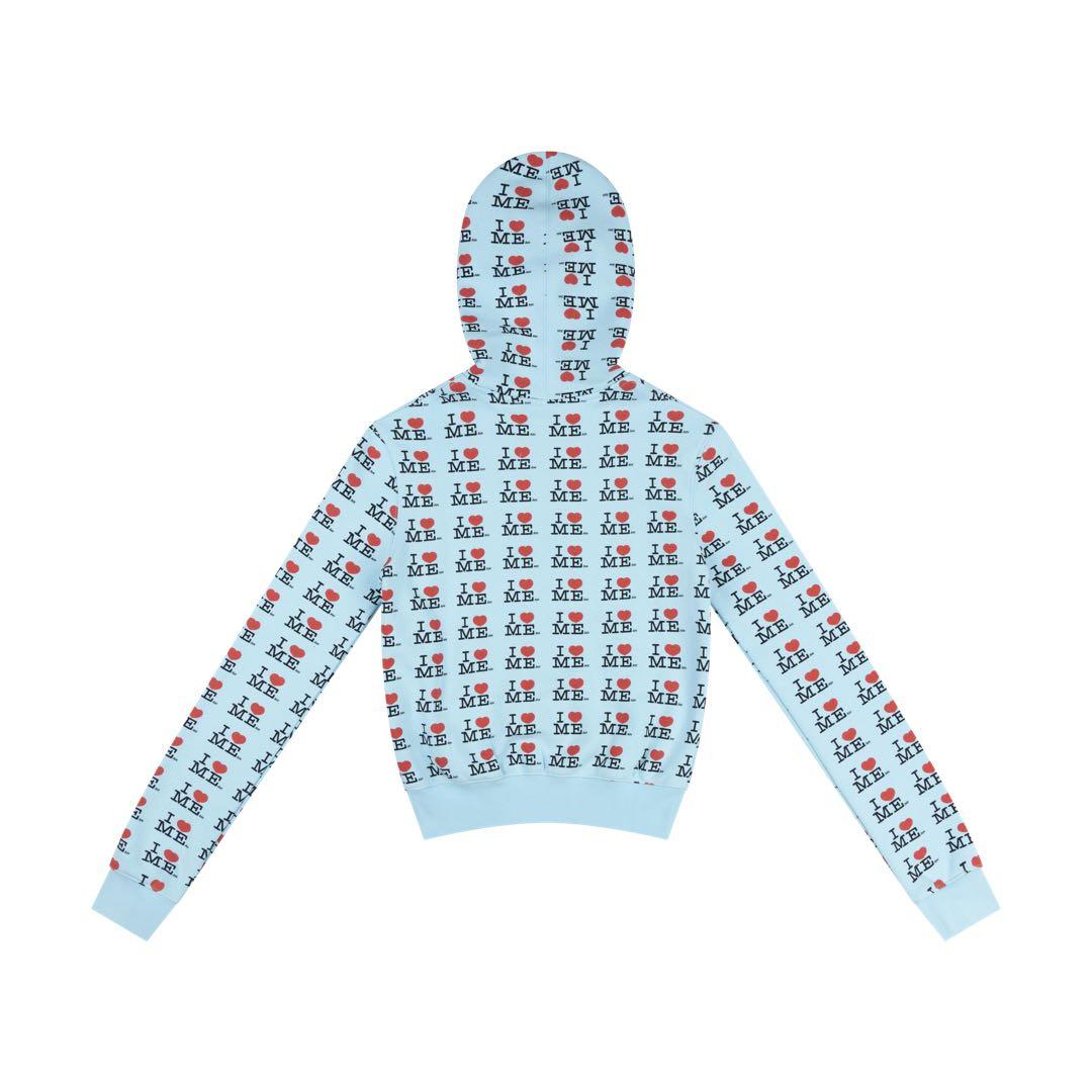 Ashley Williams クロップド パーカー ブルー S