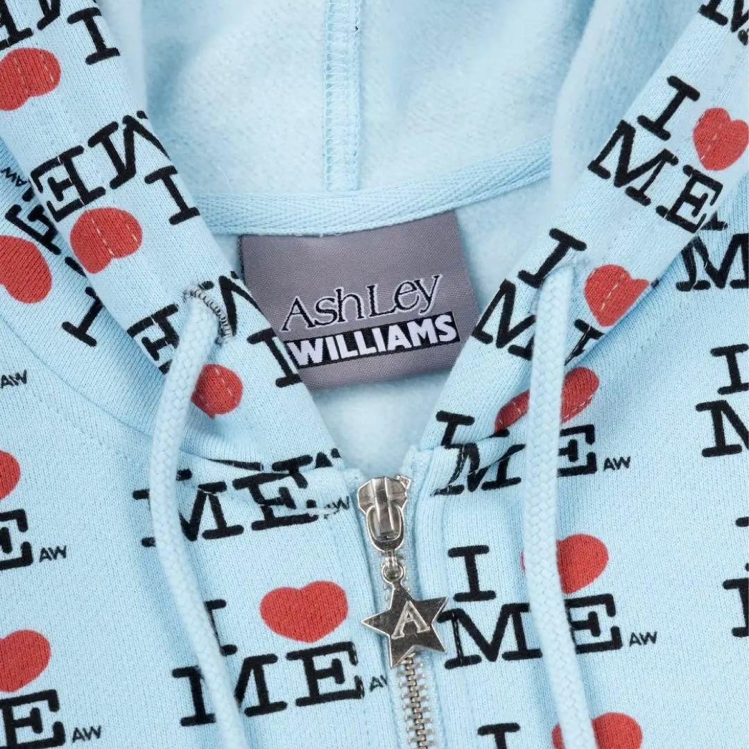 Ashley Williams クロップド パーカー ブルー S