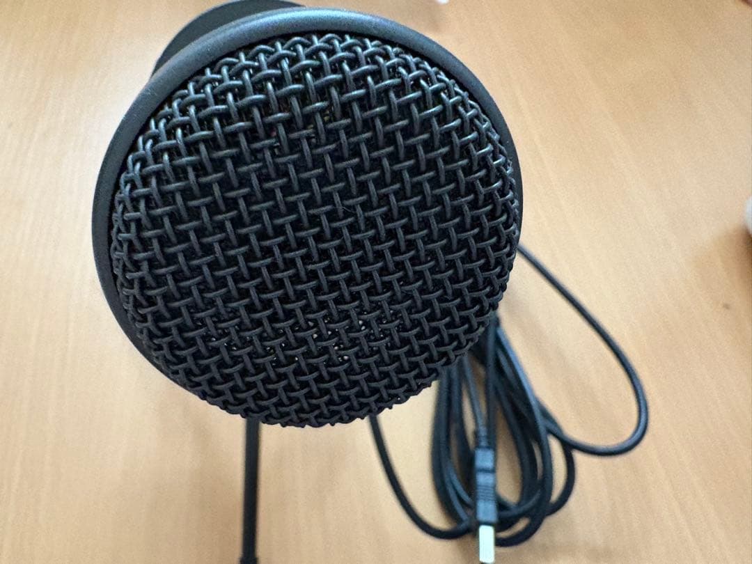 美品audio-technica AT2020USB+コンデンサーマイクスタンド