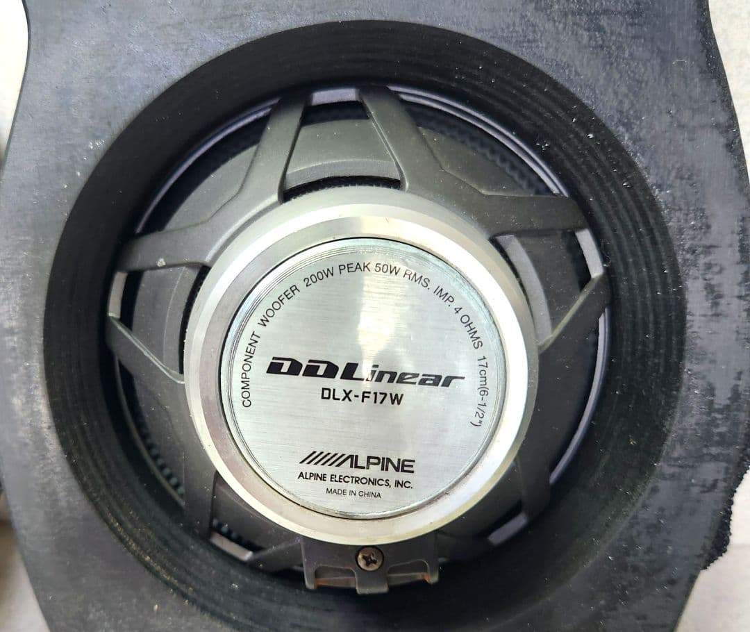 ALPINE DLX-F17W ウーファーとツイーターセット