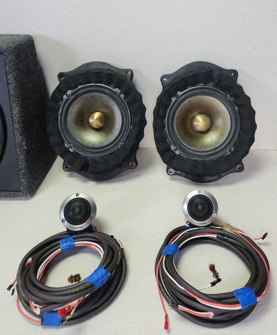 ALPINE DLX-F17W ウーファーとツイーターセット